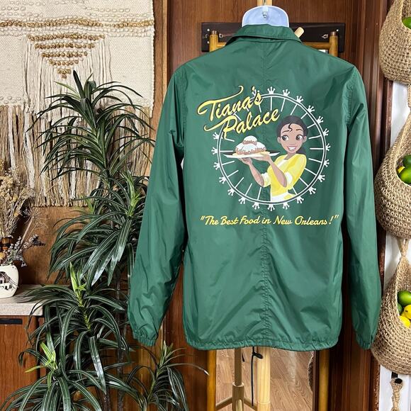Disney Our Universe Tiana’s Palace Coach Jacket XS Princess & Frog BoxLunch NWOT - Picture 1 of 13